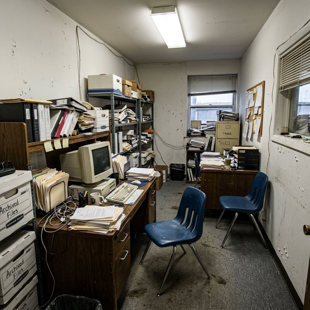 Office Lounge Before Transformation